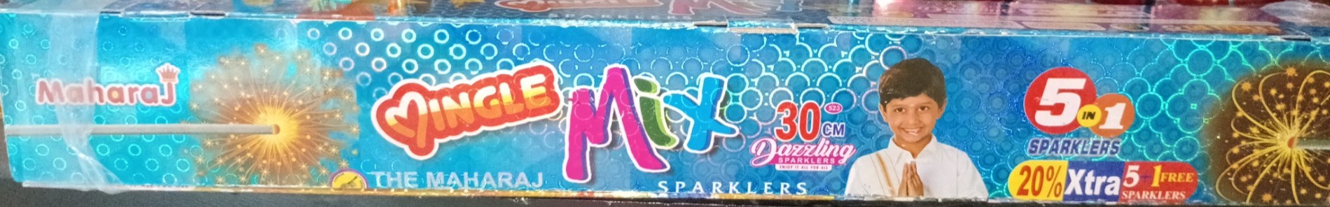 30 Cm color Sparklers(5in1)
