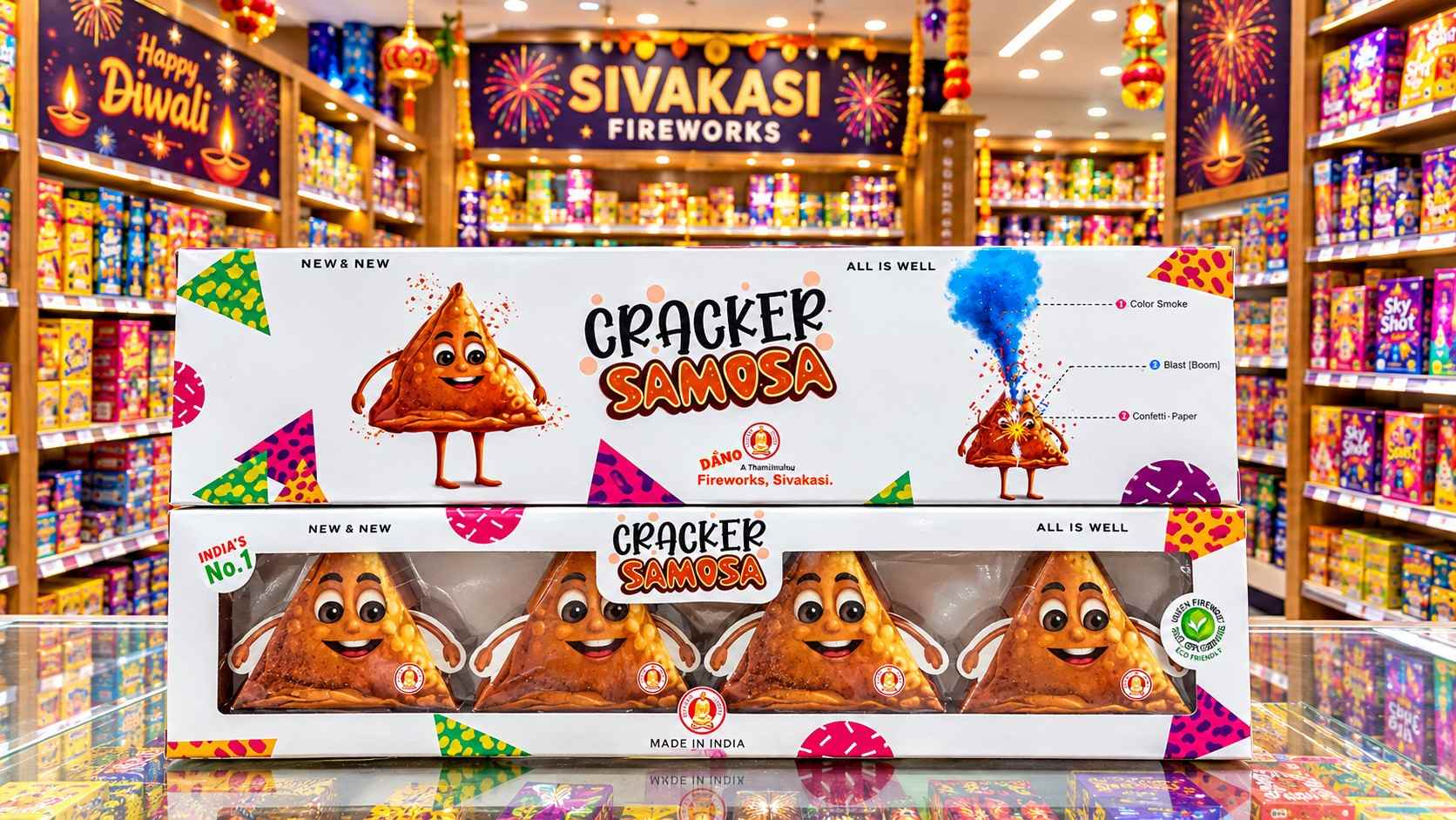cracker samosa